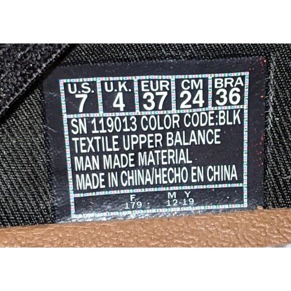 Skechers Womens Black Luxe Foam Brie Sandals Cork Wedge Denim Strap Casual Sz 7 - Picture 9 of 10